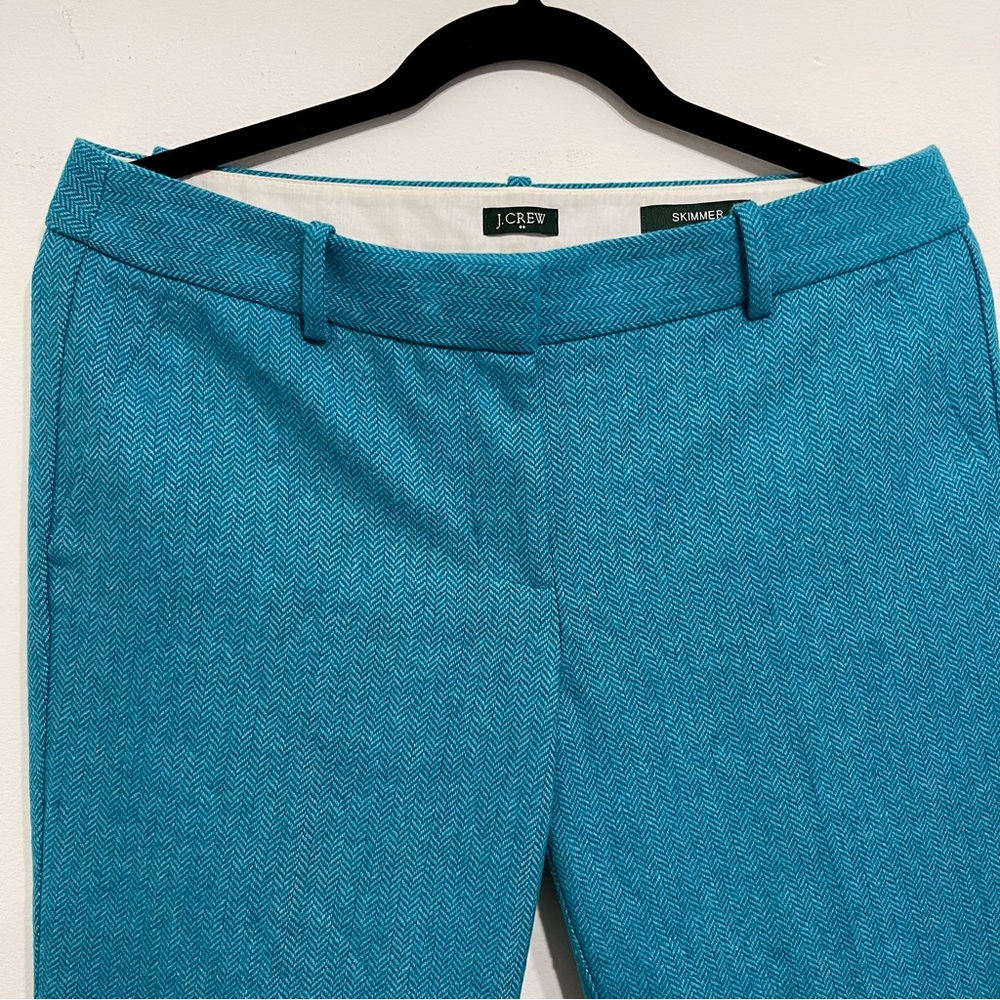 J.Crew CityFit Herrinbone skimmer pant